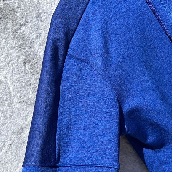 EUC Adidas Track coat with hood Size Small - Picture 4 of 10
